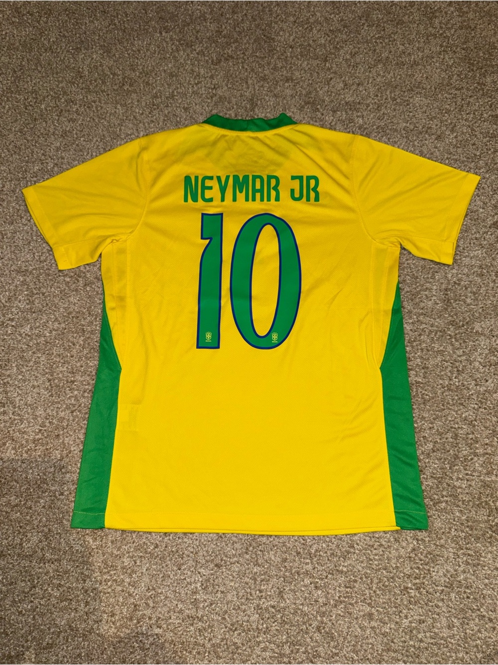 Nike Brazil 2025 Neymar Jr #10 Men’s Home Soccer Jersey 🆕